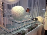 Catering Display with Rose Ball